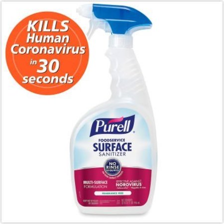 UNITED STATIONERS SUPPLY PURELL, Foodservice Surface Sanitizer3, 32 oz Bottle with Spray Trigger Attached, 6/Ctn GOJ334106RTL